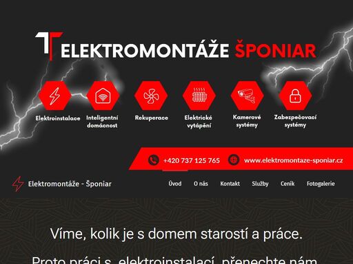 www.elektromontaze-sponiar.cz