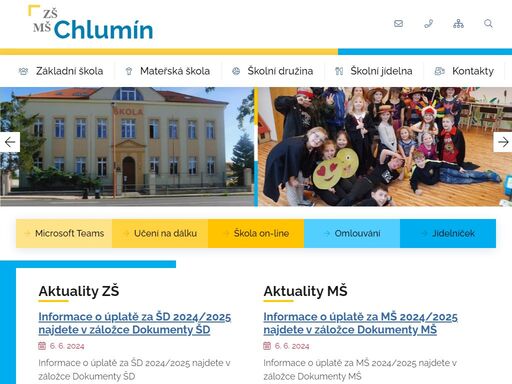 www.skolachlumin.cz