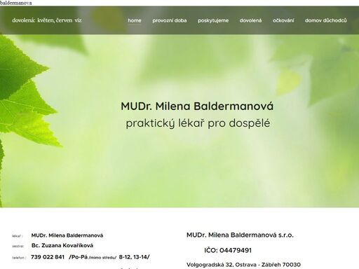 www.mudr-baldermanova.cz
