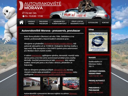www.autovrakovistemorava.cz