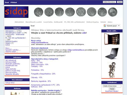 www.e-shop.sidap.cz