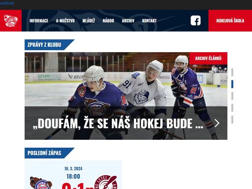hokej děčín - oficiální stránky hc děčín.