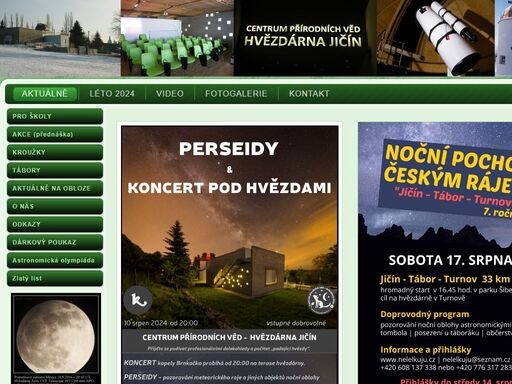 www.hvezdarnajicin.cz