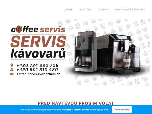 provádíme nejen servis velkých profesionálních kávovarů, ale i servis malých domácích nebo kancelářských přístrojů.