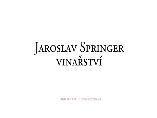 www.jaroslavspringer.cz