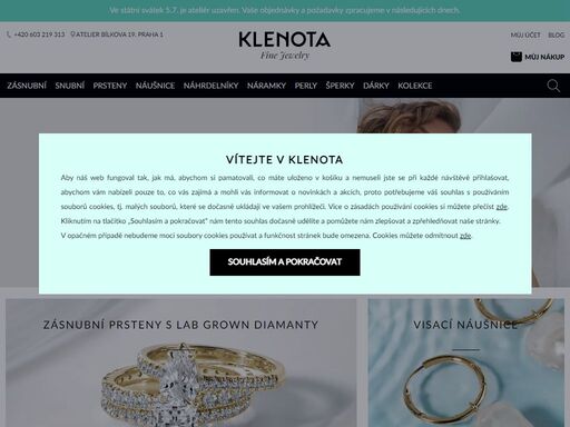 www.klenota.cz