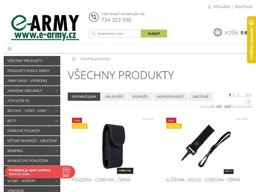 www.e-army.cz