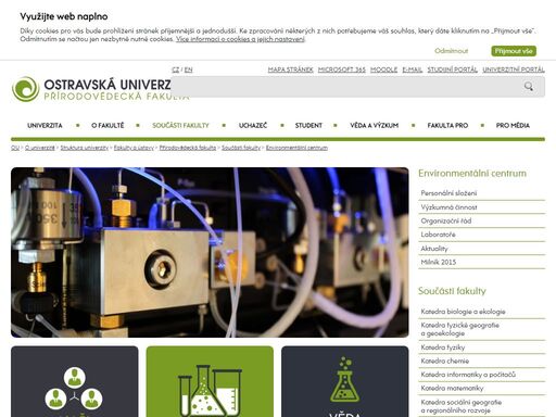 environmentální centrum - oficiální internetové stránky ostravské univerzity.