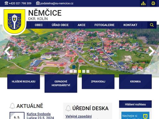 oficiální stránky obce němčice