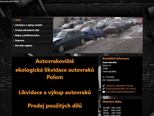 www.autovrakoviste-polom.cz