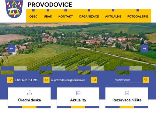 oficiální stránky obce provodovice