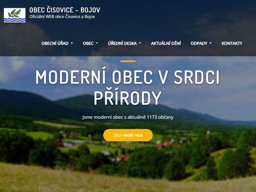 oficiální stránky obcí čisovice a bojov