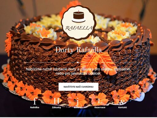 dorty rafaella, právě jsme pro vás otevřeli novou cukrárnu dorty rafaella v české kamenici. příjmáme i objednávky na narozeninové a svatební dorty.