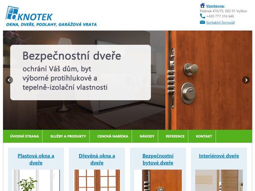 oknaknotek.cz dodáváme plastová okna, eurookna, vstupní hliníkové portály, bezpečnostní bytové dveře, podlahy, interiérové dveře, garážová vrata, střešní okna.