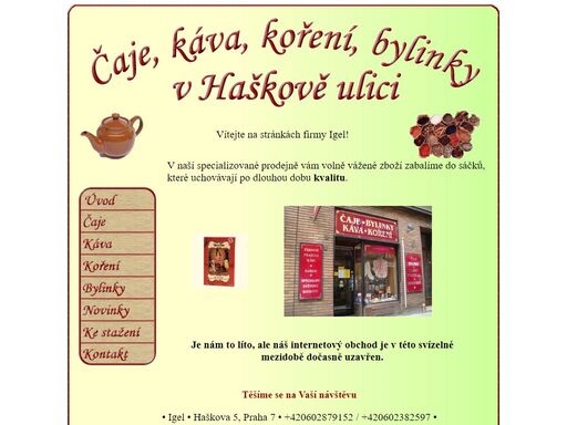 www.cajkorenikava.cz