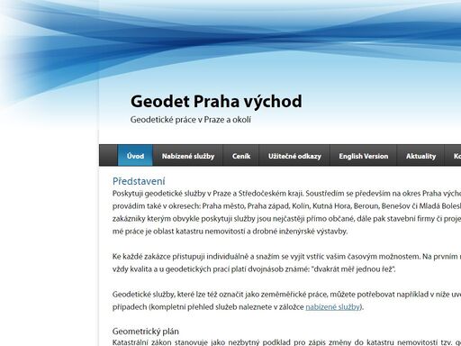 www.geodet-prahavychod.cz
