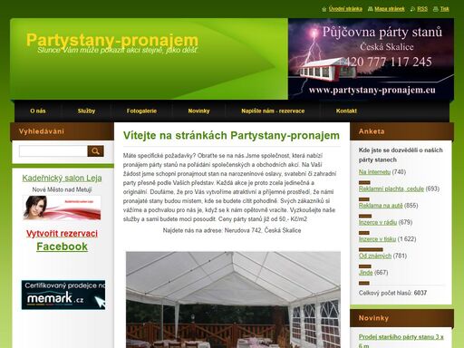 www.partystany-pronajem.eu