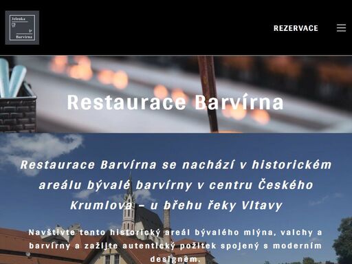 restaurace barvírna český krumlov se nachází v areálu bývalé barvírny s posezením u řeky vltavy. nabízí českou, mezinárodní a vegetariánskou kuchyni.