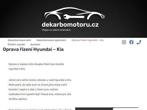 oprava a repase vůle sloupku řízení pro vozidla hyundai a kia. jedná se o velmi častou závadu u vozů hyundai a kia.máte pocit, že vaše auto se chová jako starý vrak? cvakání, lupání a vůle v řízení jsou vašimi každodenními společníky? pokud ano, máme pro vás skvělou zprávu! naše firma se specializuje na odstranění vůle