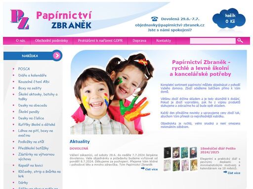 www.papirnictvi-zbranek.cz
