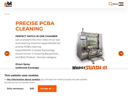 pbt works ranks among the world’s best manufacturers of pcb cleaning, stencil cleaning, and maintenance cleaning machines.