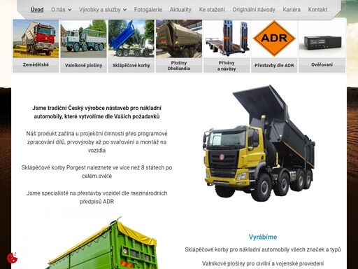 porgest, a.s. - jsme tradiční český výrobce nástaveb na nákladní auta na míru! zařídíme vše od projekce, výroby instalace a servisu!
