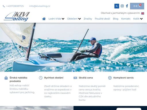 kivisailing nabízí produkty pro všechny milovníky jachtingu od renomovaných značek ilca, finn či optimist. eshop s jachtařským vybavením pro každého jachtaře.