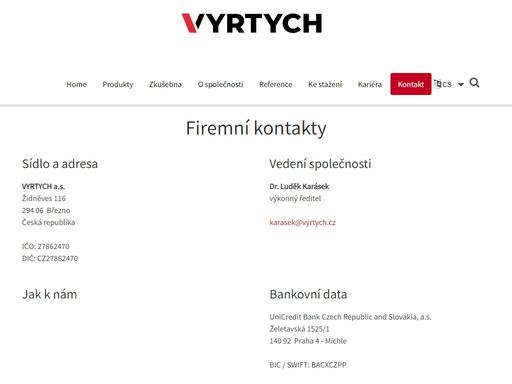 www.vyrtych.cz/kontakt/firemn%c3%ad-kontakty