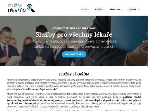 www.sluzbylekarum.cz