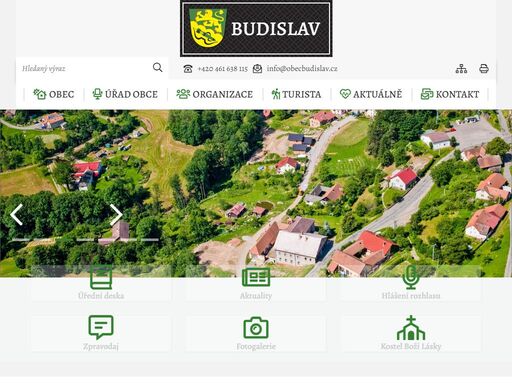 oficiální stránky obce budislav