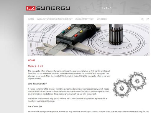 cz synergy - complex outsourcing in the cr, research of the supplier market, selection of potential suppliers, audit process in accordance with iso 9001 norms, takover responsibility for communication between companies, mediation of purchase, direct delivery | home
