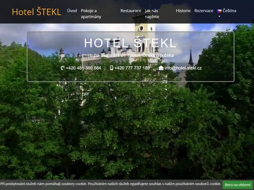hotel štekl má ideální polohu přímo v srdci přírodních krás českého ráje