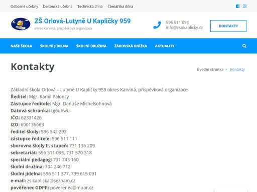 www.zsukaplicky.cz/kontakty