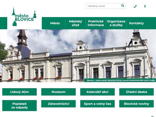 oficiální stránky města blovice