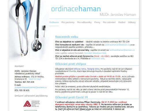 www.ordinacehaman.cz