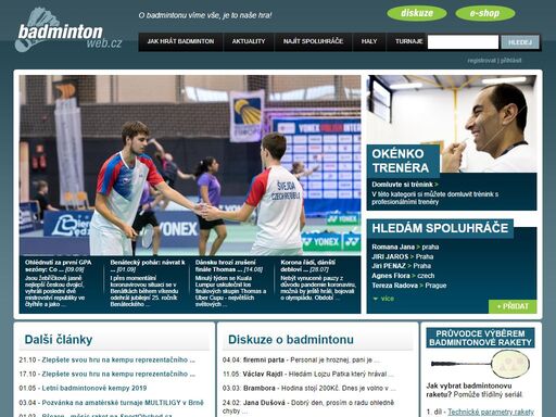 www.badmintonweb.cz