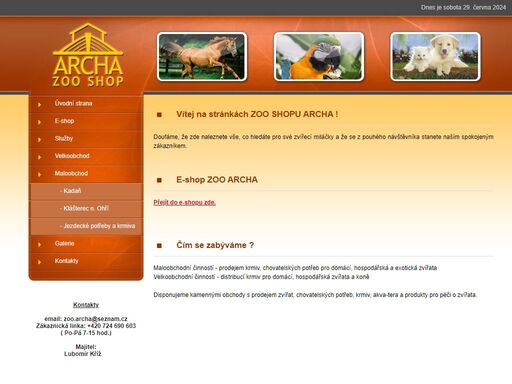 www.zooarcha.cz