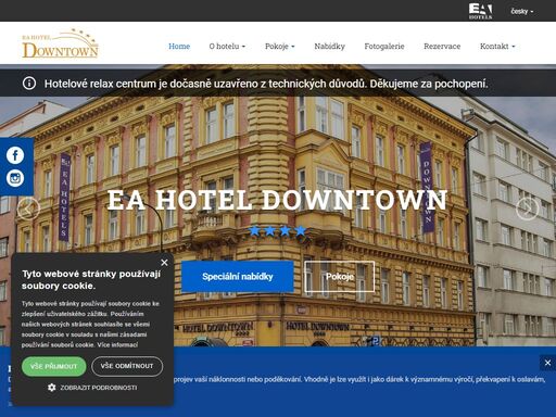 www.hoteldowntownprague.cz