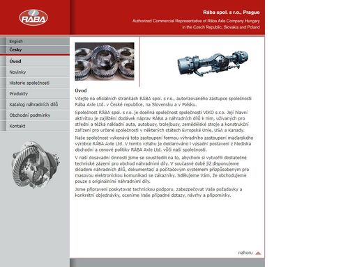 authorized commercial representative of rába axle company hungary in the czech republic, slovakia and poland