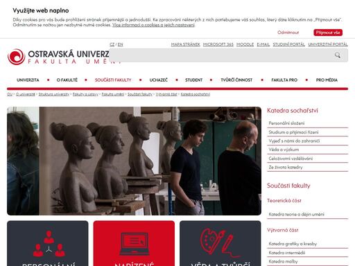 katedra sochařství fu ou - oficiální internetové stránky ostravské univerzity.