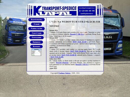 www.klapal-transport.ic.cz