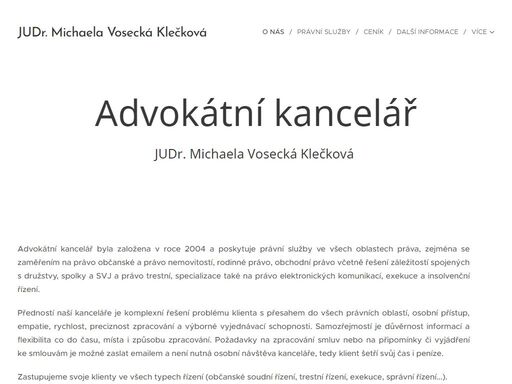 www.vosecka.cz