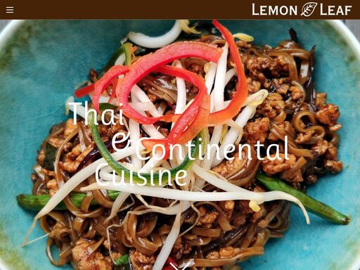 thajská a kontinentální restaurace lemon leaf - přijďte ochutnat thajsko! adresa: myslíkova 14, nové město, praha, tel: +420 224 919 056, info@lemon.cz
