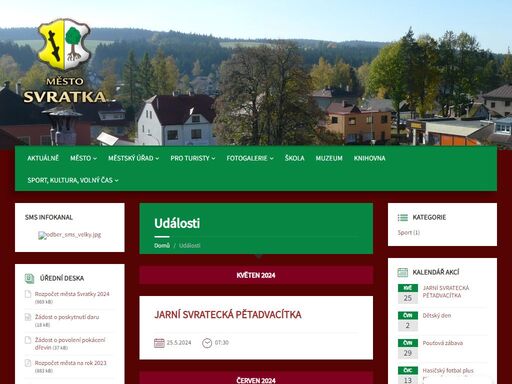 oficiální webové stránky města svratka, komplexní informace o městě pro občany, firmy a turisty. 