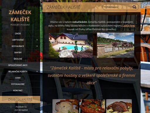 www.zamecek-kaliste.cz