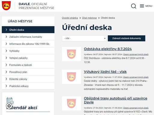 www.obecdavle.cz