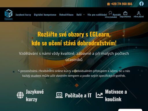 eglearn s.r.o. vzdělávání - kurzy a rekvalifikace. virtuální třídy od lektorů pro lektory.