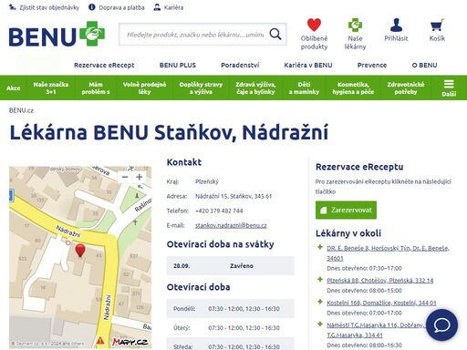 www.benu.cz/stankov-nadrazni-1726639066