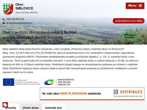 www.smilovice.cz