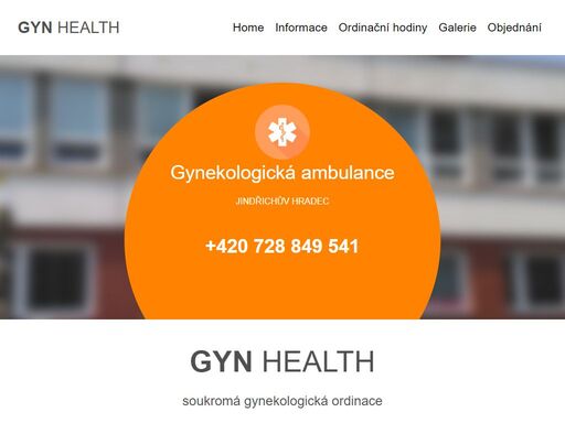 gyn health - gynekologická ambulance jindřichův hradec, kardašova řečice, kunžak.